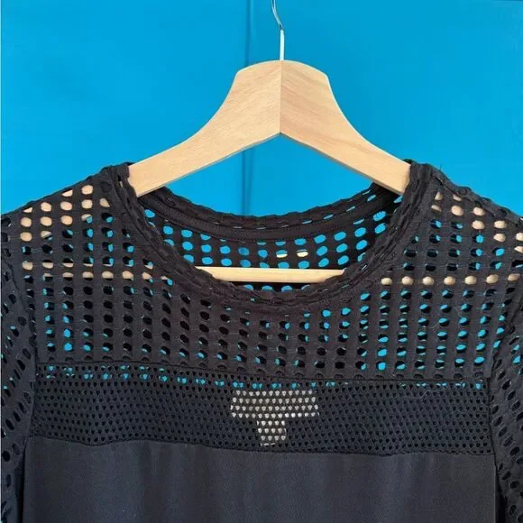 Michael Kors Women's Eyelet Cutout Dress Black Size S - Picture 14 of 15